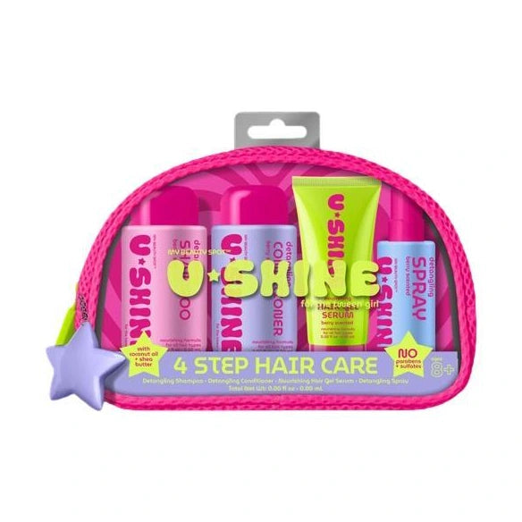 4 PC GIRLS HAIR CARE SET